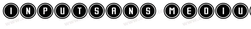 InputSans Medium字体转换